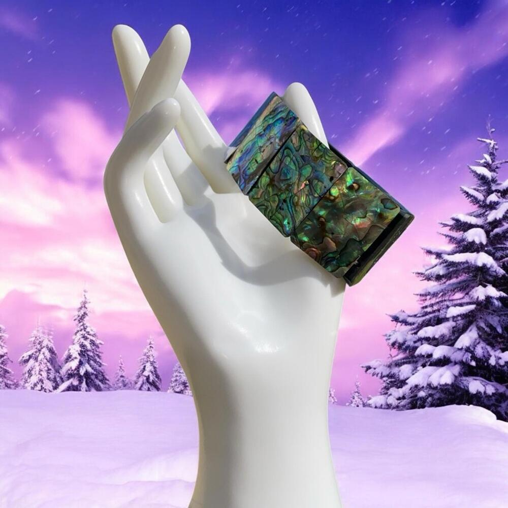 NEW Abalone Shell Stretch Bracelet
